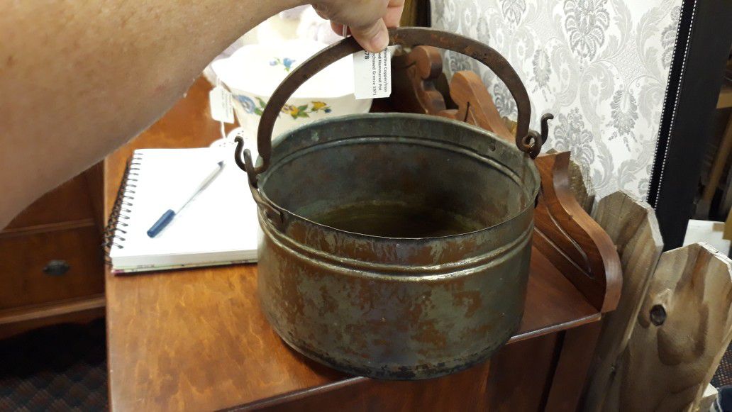 Copper Hand Hammered Pot