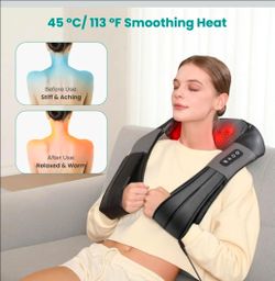 Shiatsu neck massager