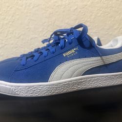Blue Suede Puma Clyde