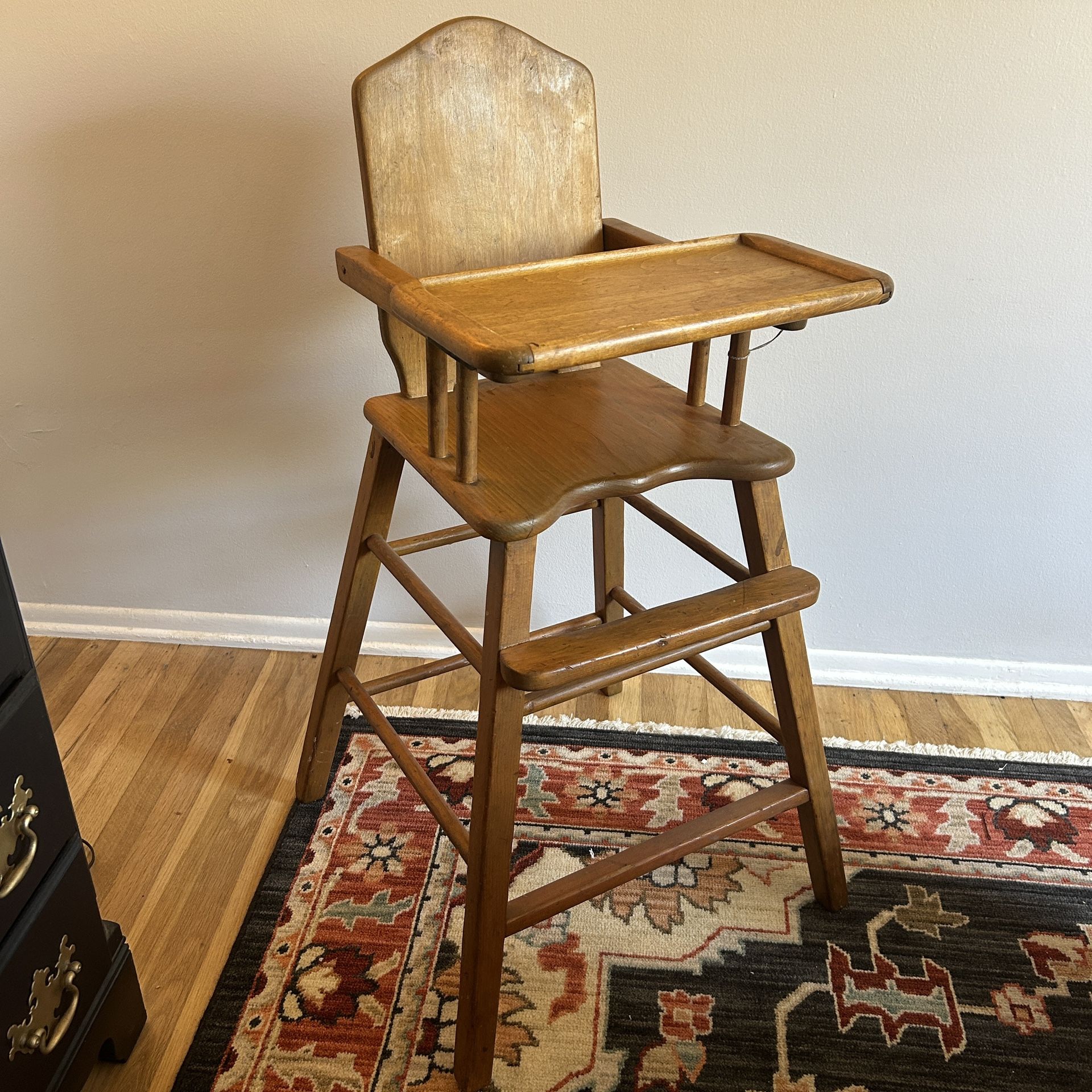 Mid Century Baby High Chair