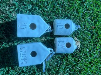 Rae Dunn Birdhouses