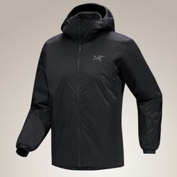 Arc’teryx Atom Hoody – Black/Soul/Electra  Size S