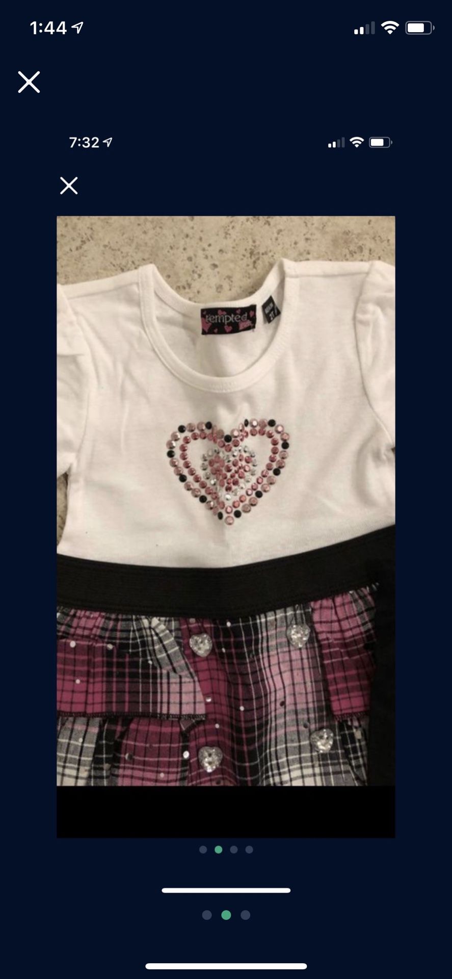 Girl Size 2T New With Tags Smoke And Pet Free