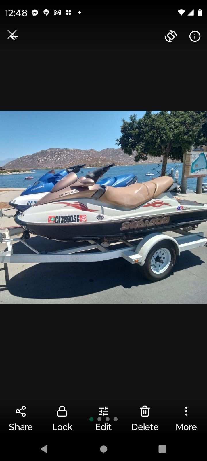 2004 SEADOO JET SKI FUEL INJECTED 800 CC NEW MOTOR BUILD 1 HOUR SINCE NO TRAILER OR CART NEW SEATS LAST YEAR LAKE READY