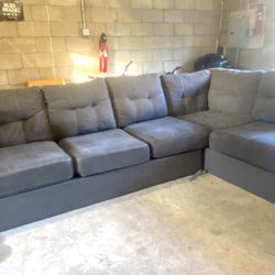 Grey L Shape Couch