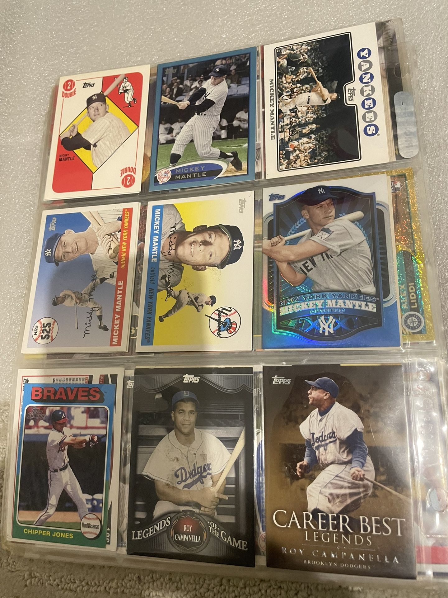Vintage Sports Cards   Mantle + 