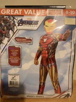 Brand new Iron Man kids costume 8 to 10