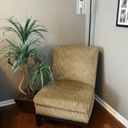 Two Drexel Heritage Armless Chairs