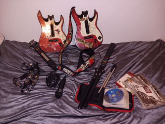 PS3 Rockband & Guitar Hero Bundle