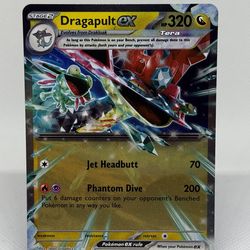 Dragapult EX Near Mint Pokemon card
