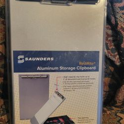 Saunders RediRite Aluminum Storage Clipboard  6"×10" In Size