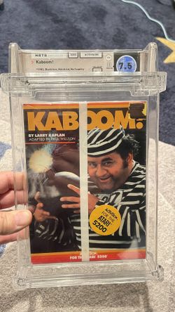 Rare Atari 5200 KABOOM! Game WATA Graded