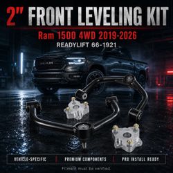 🔥 2" FRONT LEVELING KIT WITH TUBULAR CONTROL ARMS - RAM 1500 4WD 2019-2026 🔥