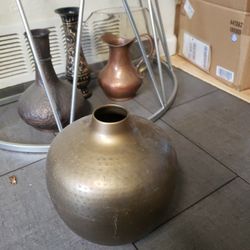 Artisanal Copper Vase.