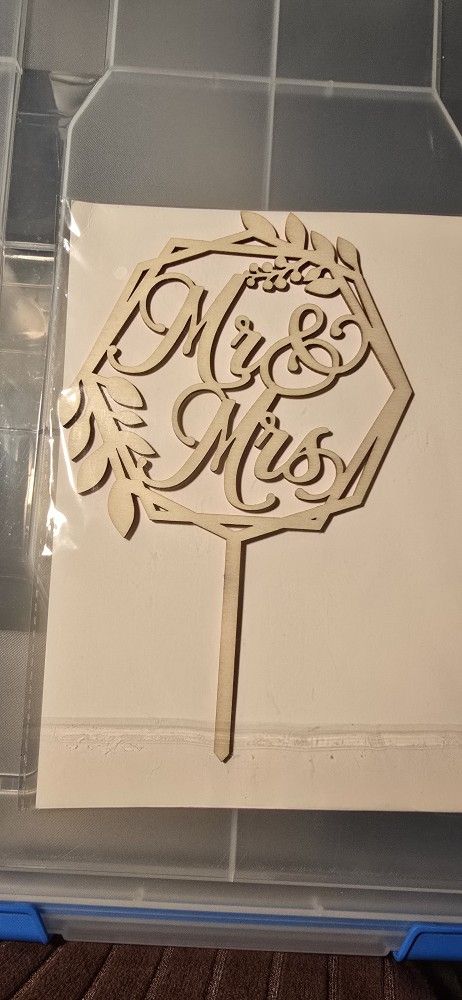 Wedding Cake Toper And Gifts