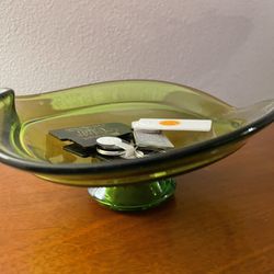 Antique Medium Glass Bowl