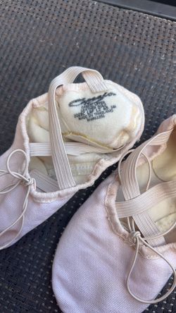 Fabric ballet shoes