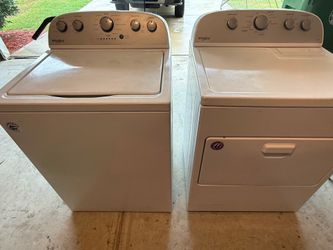 Whirlpool washer and dryer