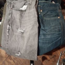Two Pair Levis Jeans