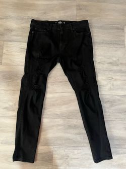 Hollister Black Jeans 34x32