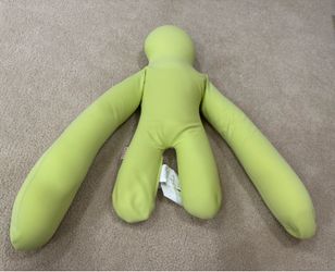 Mogu People Long arm Cushion Doll Green Microbead Pillow