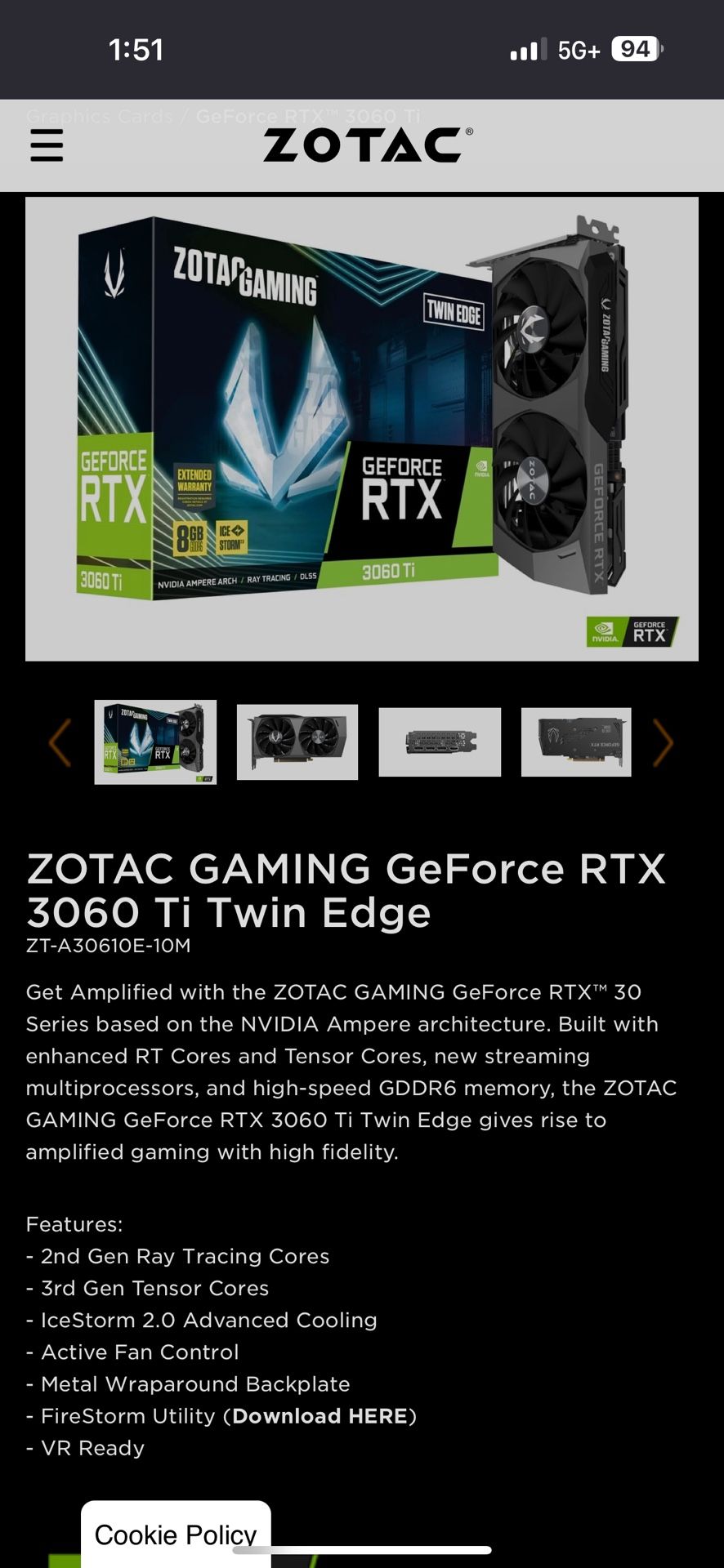 ZOTAC RTX 3060 Ti