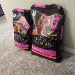 2 Brand New Bags Of Dog Food