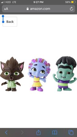 New Netflix Super Monsters Set of 3 Collectible 4-inch Figures Monster Trio