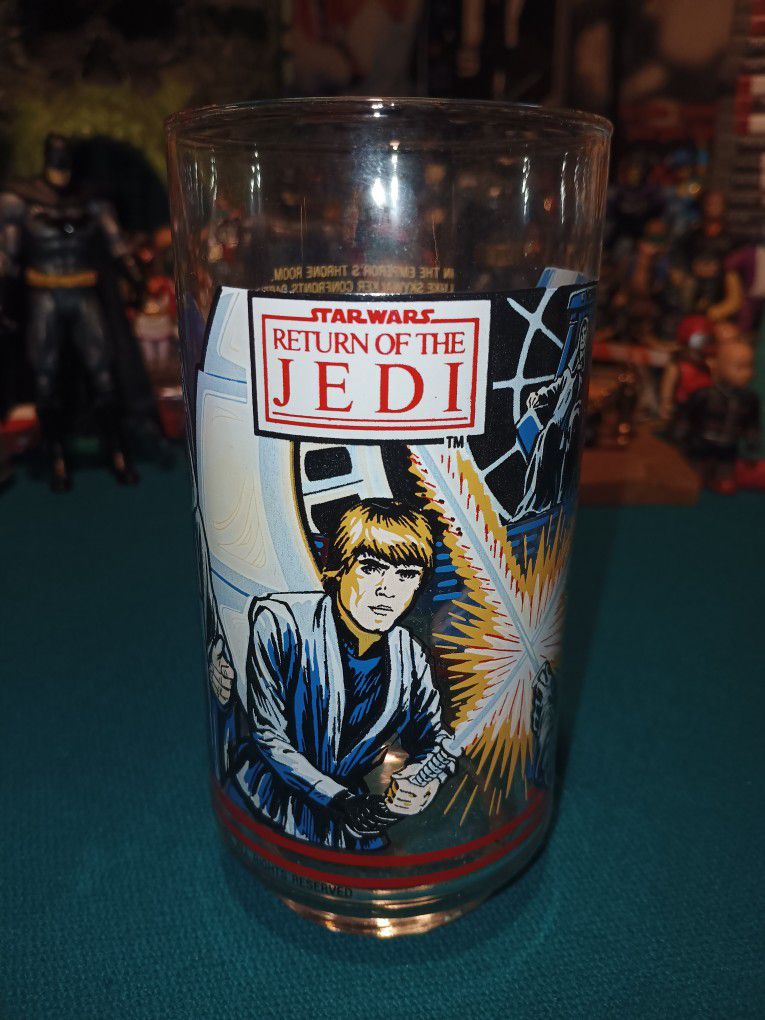 Burger King Collectable Glass Star Wars Return Of The Jedi ( Vintage 1983)