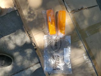 New Front Fender Running Lights Orange For El Camino
