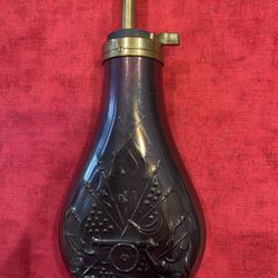 Vintage Made In Italy Colt Pattern Powder Flask Replica Civil War #221006