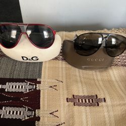 Vintage Gucci Sunglasses & Dolce & Gabbana Sunglasses 