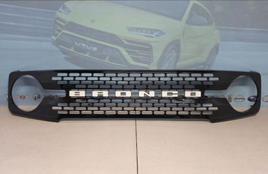 2021-2026 FORD BRONCO WILDTRAK GRILLE GLOSS BLACK