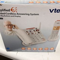 VTech CareLine SN5147 Amplified Corded/Cordless Answering System