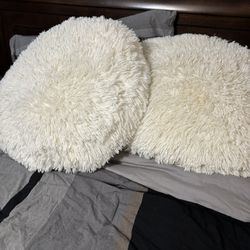 NEW Large Furry Pillow Lot