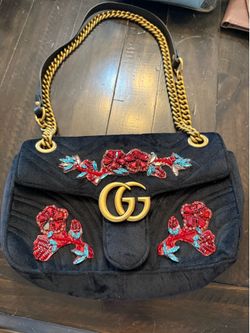 Black jeweled bag