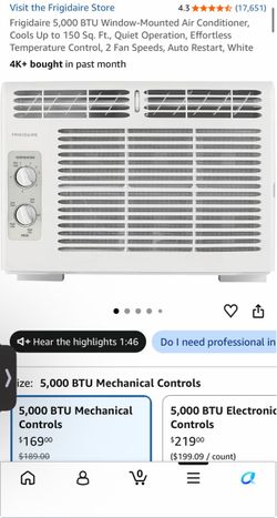 Frigidaire AC.