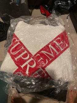 Supreme cross half zip sweatshirt size L