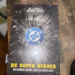 DC COMICS HEROIC VAULT - DC SUPER HEROES - 10 COMIC BOOK SET - SEALED /BRAND NEW