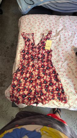 Floral Mini Dress with Tags