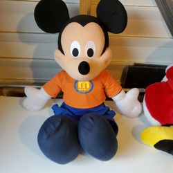 2002 Disney Mickey Mouse Fisher Price 26" Oversized Plush Stuffed Animal Plush