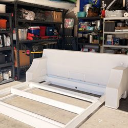 Queen Sized Light Up Head Board W/bed frame