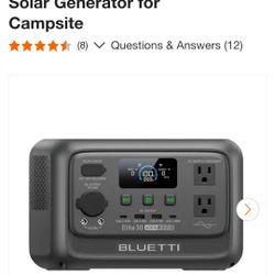Bluetti 600w/1500w Peak Portable Power Station 