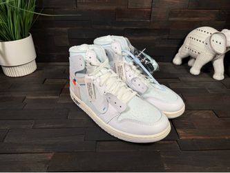 Virgil Abloh Archive Air Jordan 1 Retro High OG AA3834-100 Size 11.5