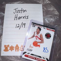Scottie Barnes Rookie Auto