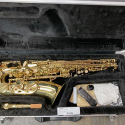 Lauren LAS100  Student Alto Saxophone With HARD CASE