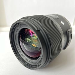 Sigma 35mm F1.4 Art DG HSM Lens for Nikon, Black,