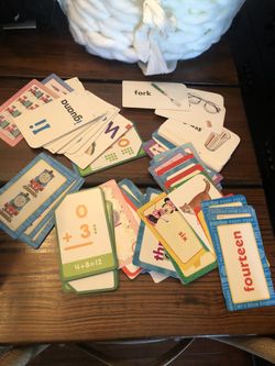 Kids flash cards for learning. All for 2.00