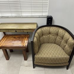 Mid-century Scandinavian table chair