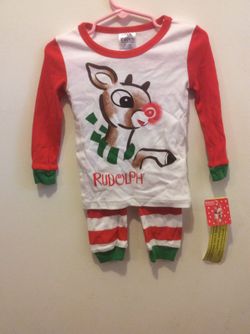 Christmas pajamas! Brand new! Size 18month Rudolph pajamas